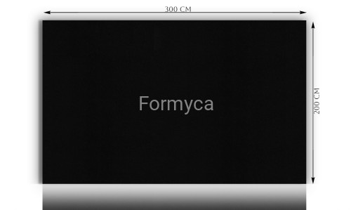 Absolute Black Półwałek 3cm